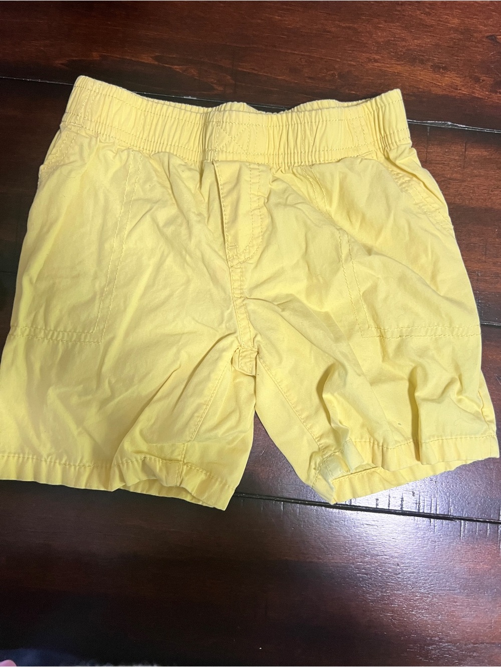 Carter's Bright Yellow Elastic Waist Shorts